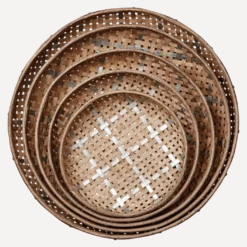 SINAN Tablett natur/silber