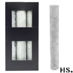 Stabkerze hellgrau XL