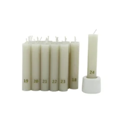 Stabkerzen Advent inkl. Kerzenhalter