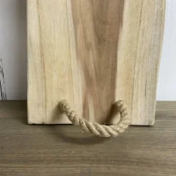 Tablett Teakholz mit Griffen