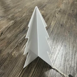 Tannenbaum weiß Stahl pulverbeschichtet