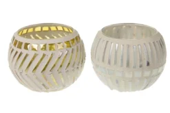 Teelichthalter Glas