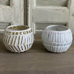 Teelichthalter Glas