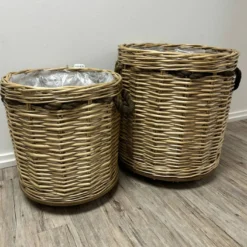 Tifa Rattankorb auf Rollen