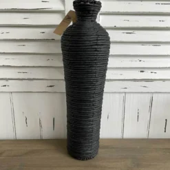 Vase Natur Papierseil