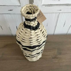 Vase Natur Papierseil
