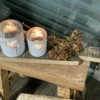 Vintage Holz Servierbrett aus recyceltem Holz