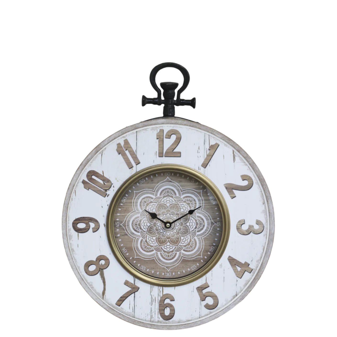 Wanduhr antique creme