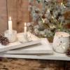 Windlicht antique creme