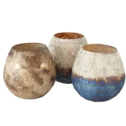 Windlicht Calias Glas lackiert S