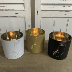 Windlicht Esha Glas